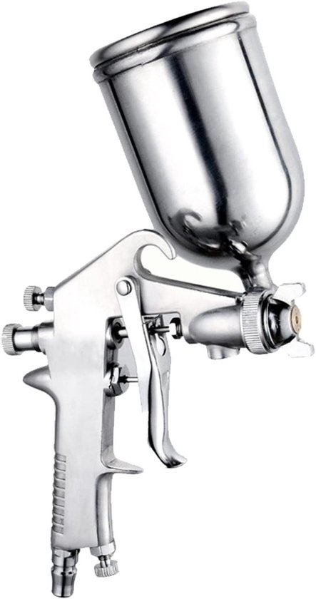 HVLP verfspuitpistool Airbrush verfspuitpistool met 1,4 mm mondstuk, 600cc beker voor verf