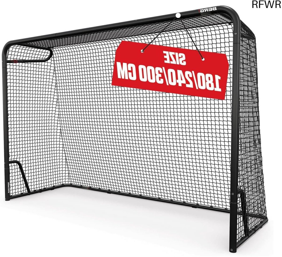 RFWR® Voetbaldoel voor kinderen en volwassenen, Hoogwaardig metalen voetbaldoel, Perfect voor tuin en buitenactiviteit