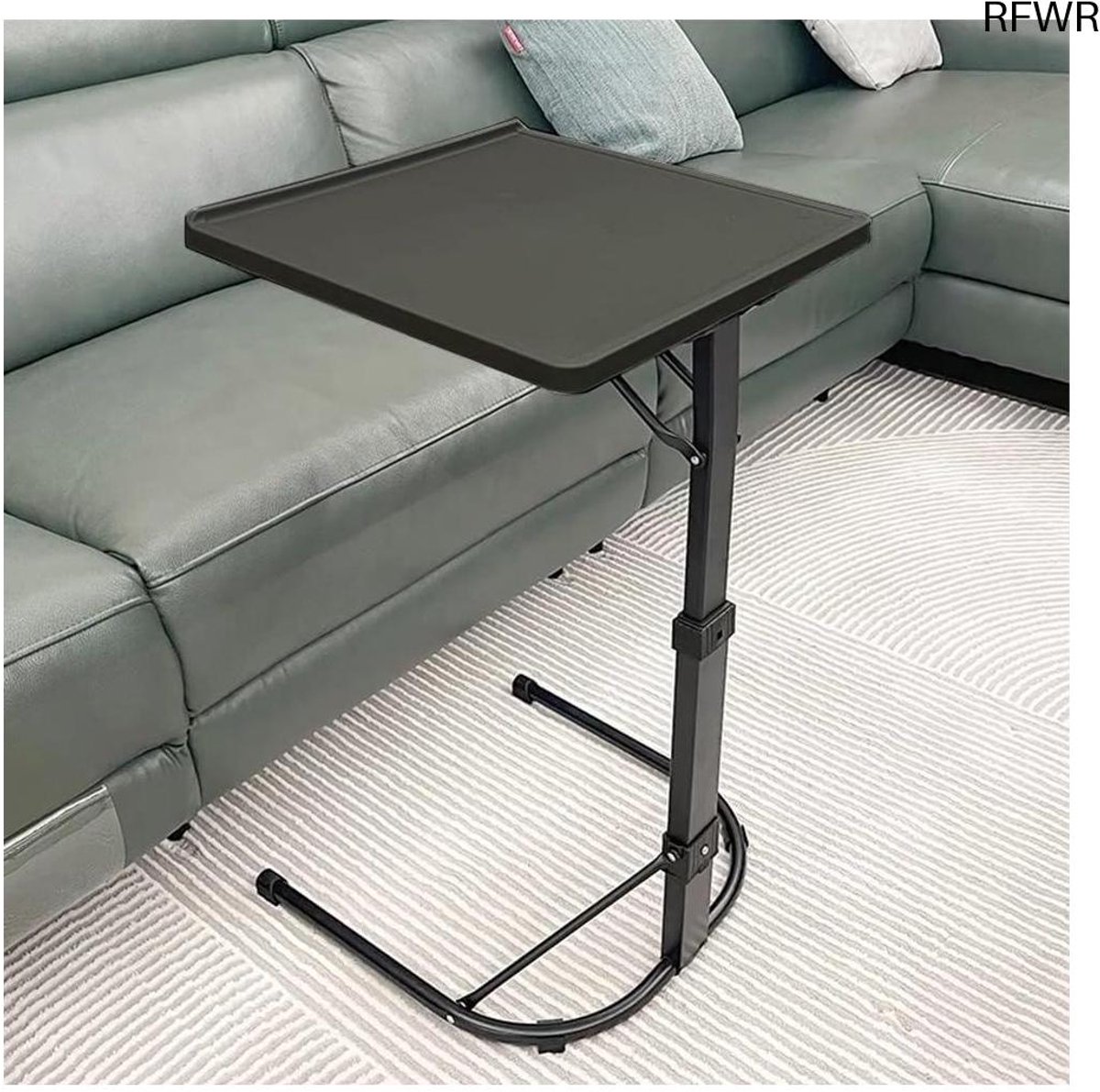 RFWR® C-vormige bijzettafel met wielen voor multifunctioneel gebruik