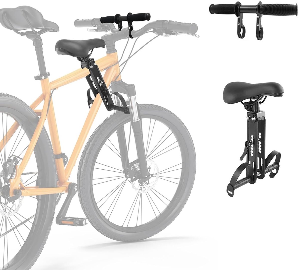 Fietszitje voor kinderen - vooraan gemonteerd - geschikt voor 2-6 jaar