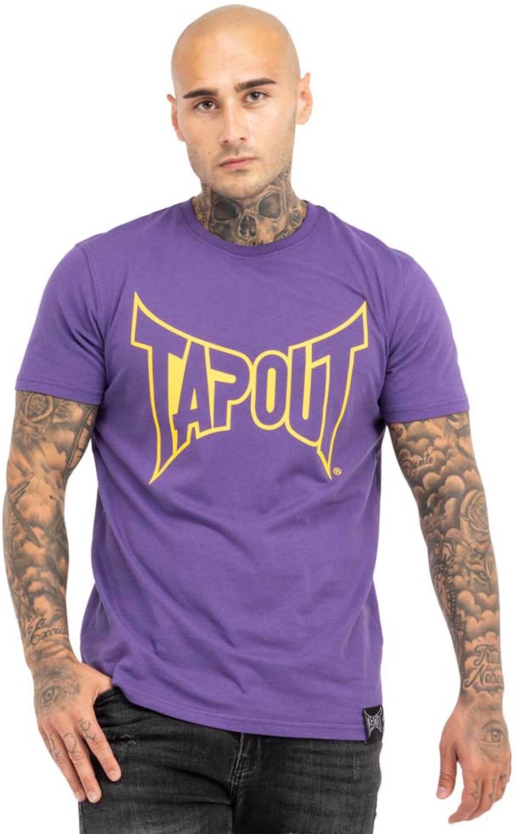 Tapout Lifestyle Basic T-shirt Met Korte Mouwen Paars S Man
