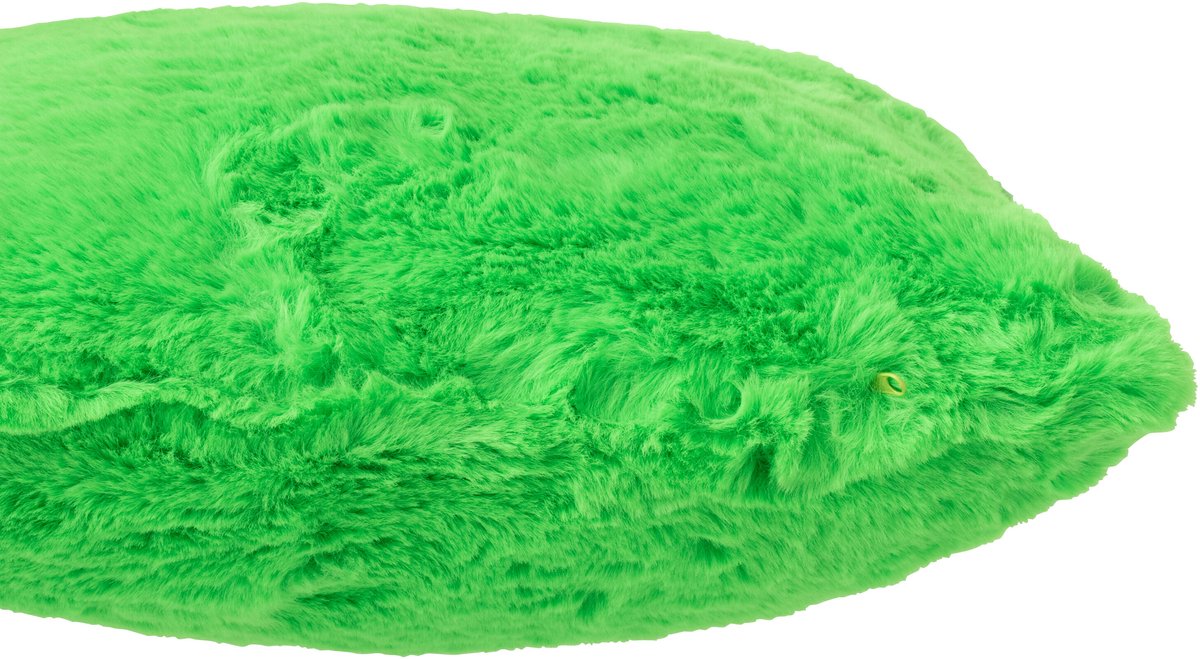 J-Line kussen Cutie - polyester - groen