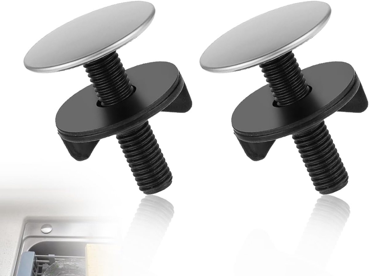 2 Pcs RVS Gootsteen Afvoer Plug - Gootsteen Deksel - Blind Stop - Gootsteen Accessoires