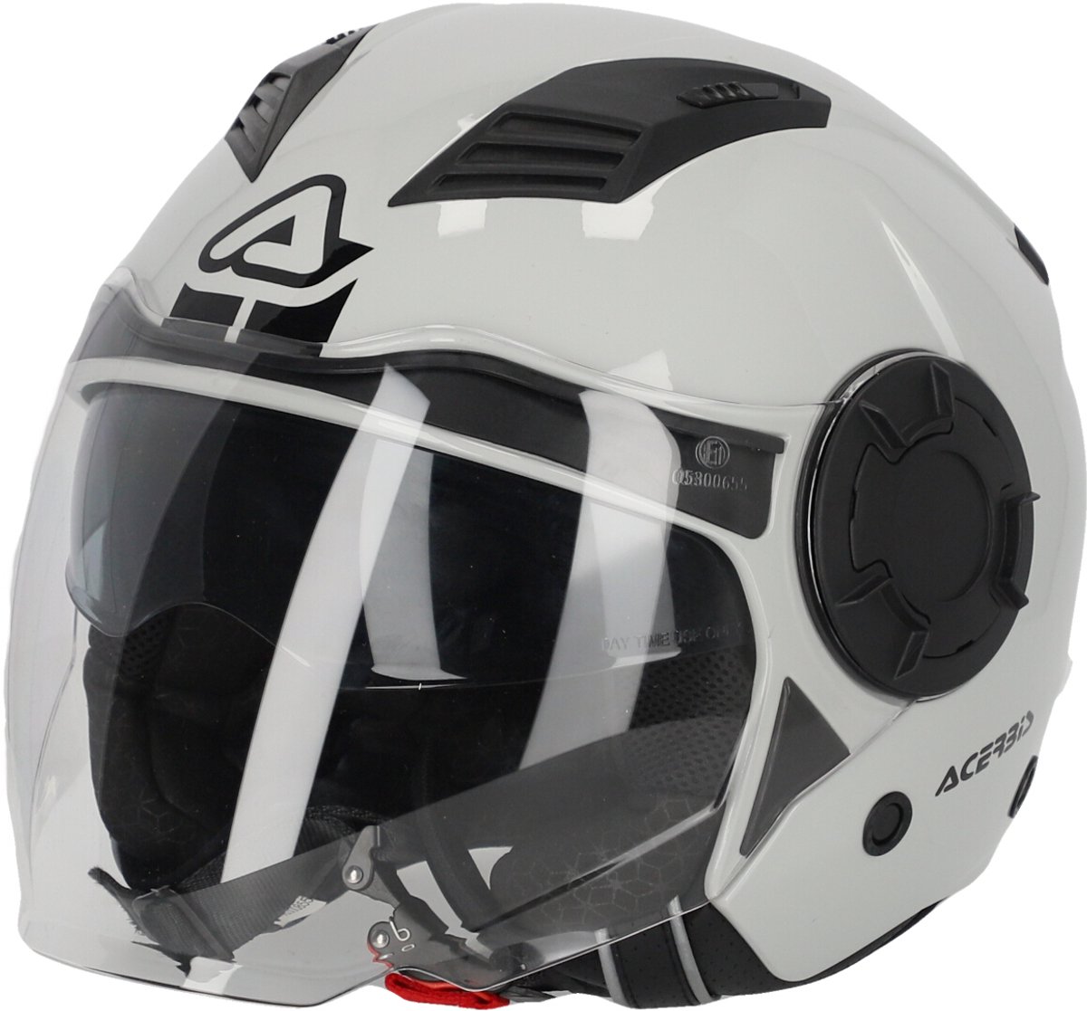 Acerbis Vento Lichtgrijze Jethelm - Helm