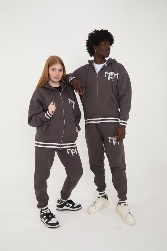 Survêtements |Survêtement Fleec - Costume épais Avec capuche - Survêtement Homme Set Complet veste + Pantalon XS