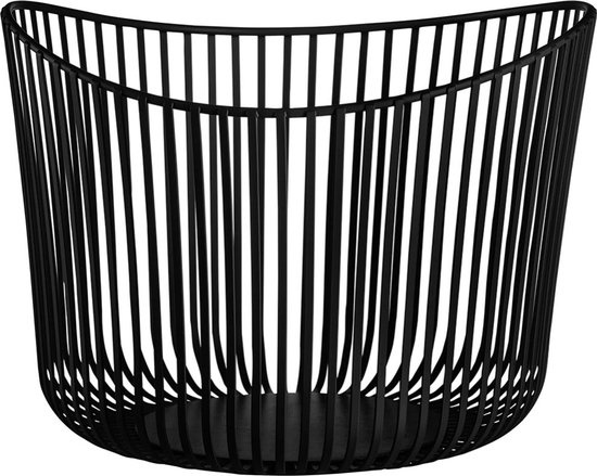 Blomus - MODO - Panier de rangement - Acier enduit de poudre - noir