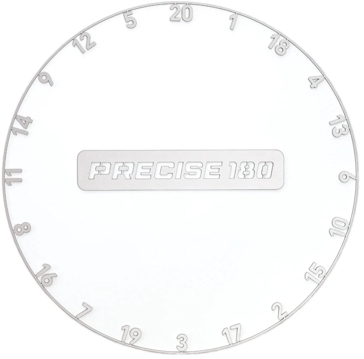 Precise180 Numberring Gunmetal - Cijferring Dartbord