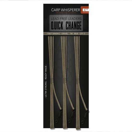 Carp Whisperer - Quick Change Leaders - 3 stuks - Weed van Carp Whisperer — afbeelding 4