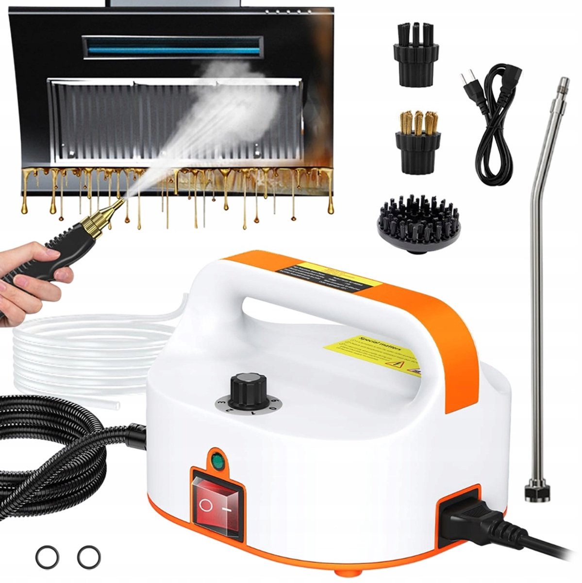Limpiador De Vapor Eléctrico De 2500 W, 110 V, 220 V, Alta Temperatura Y Presion Para Cocina