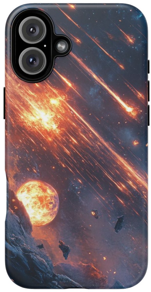 Oogvormige Meteorenregens – Telefoonhoesje Geschikt voor iPhone 16 Plus