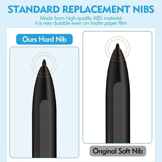 - 15 stuks reservepunten compatibel met Samsung S Pen - Stylus tip kit voor Galaxy Tab S6/S6lite/S7/S7FE/S8/S8+/S8Ultra/S9/S9+/S9Ultra/S9Ultra/S9FE/N10/N20/S21Ultra/S23Ultra — afbeelding 5