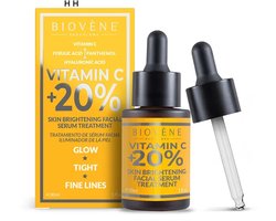 Biovène Vitamin C + banana & orange complex - 20% Skin Brightening gezicht serum behandeling voor de doffe vermoeide huid - 30 Ml