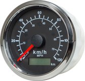 Universele Motorfiets Digitale Snelheidsmeter Retro LCD Kilometerteller Cafe Racer Toerenteller Indicator Scooter | NL Universele Motorfiets Digitale Snelheidsmeter Retro LCD Kilometerteller Cafe Racer Toerenteller Indicator Scooter | NL