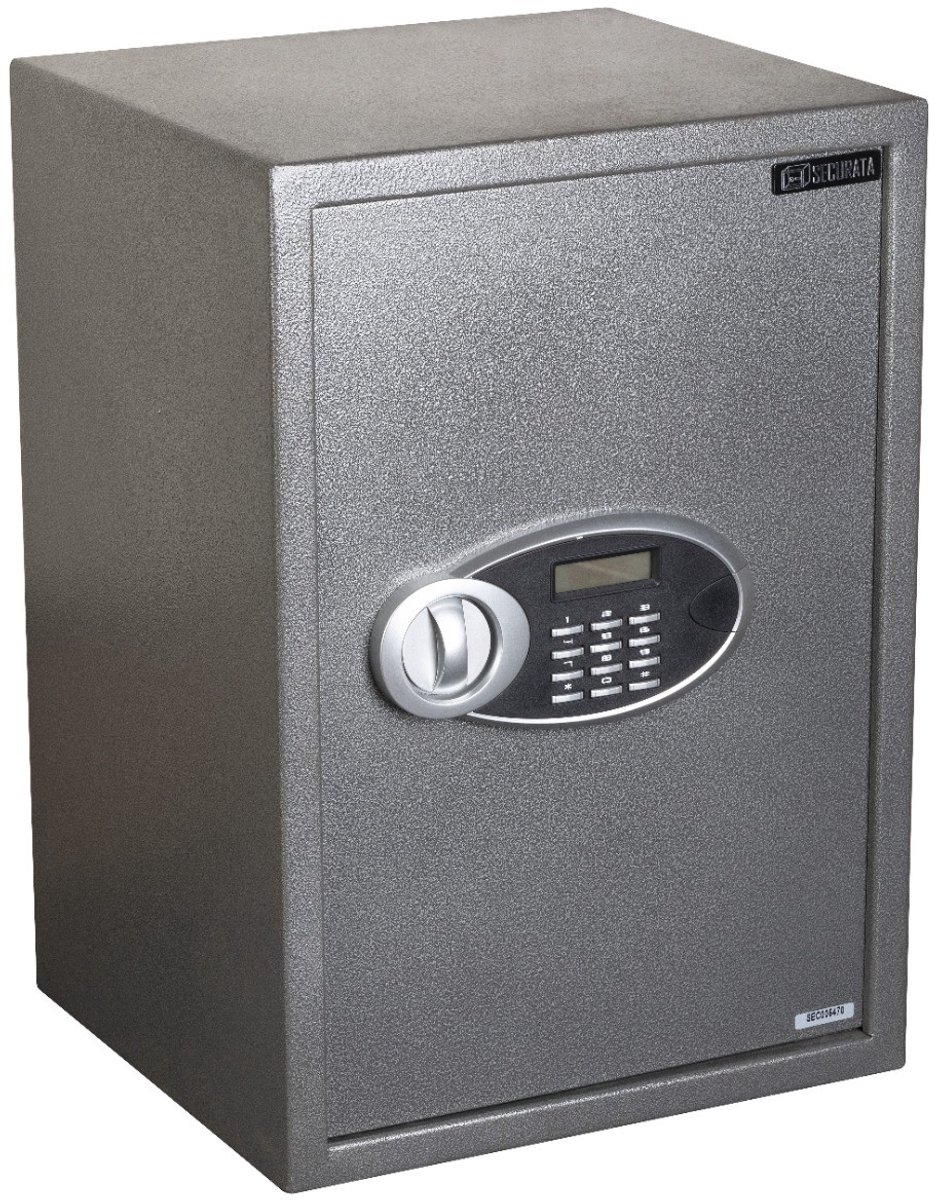 Elektronische kluis premium XXL LCD - 35x31x50cm - Inclusief set noodsleutels