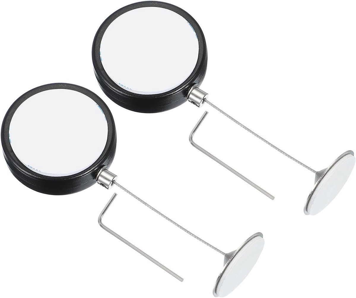 Allecto Plus - Intrekbare afstandsbediening Tether voor TV en gaming controller - 5 Ft - 2 stuks - Zwart