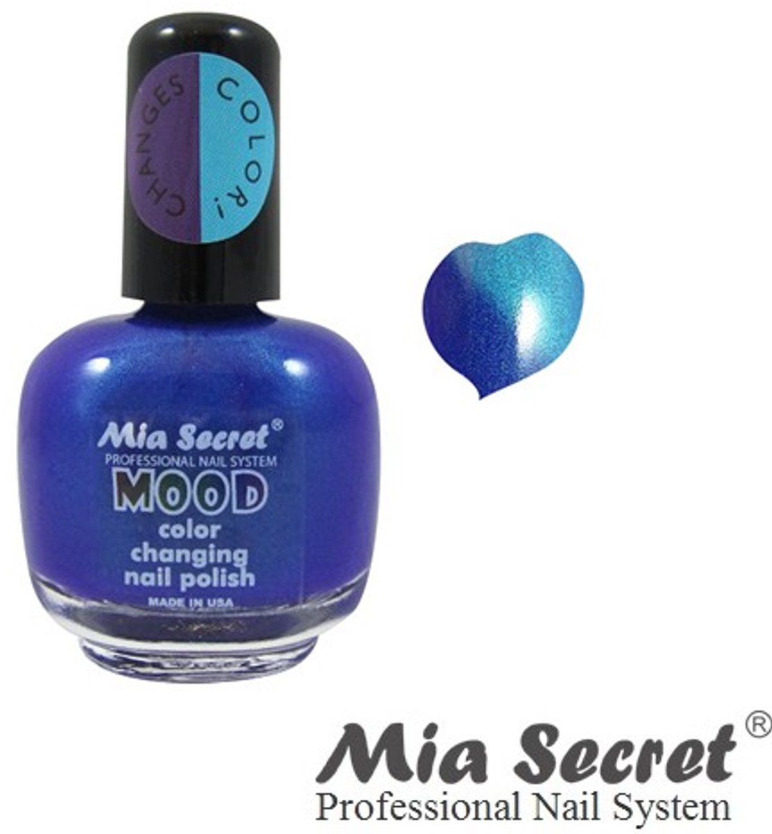 Mood Nagellak Morado Azul
