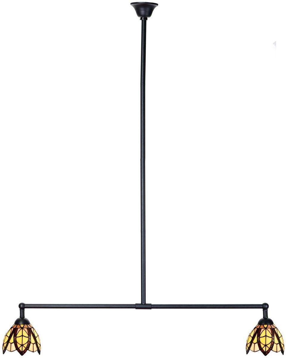 Tiffany T-lamp 2 lichts Flow Souplesse Small - Art Deco Trade