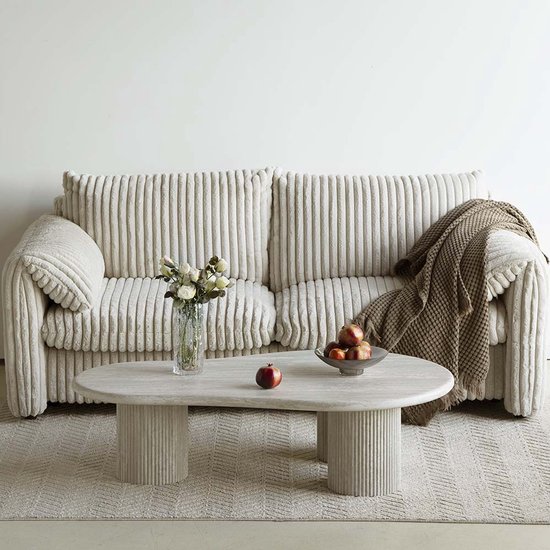 Milton & Oldbrook Table basse 130 cm Tornio Grijs