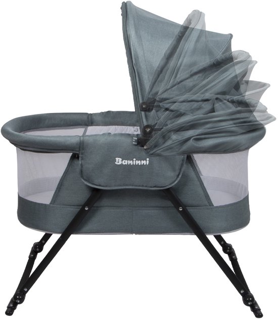 Baninni 3-in-1 Schommelwieg Adora Groen van Baninni — afbeelding 5