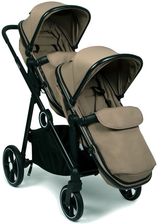 Baninni Voetenzak voor Duo Kinderwagen Luiz XL Taupe van Merkloos — afbeelding 2