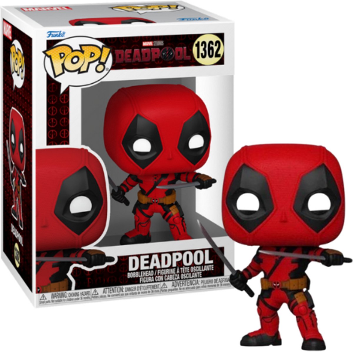 Pop Marvel: Deadpool 3 - Deadpool Funko Pop #1362 — afbeelding 7