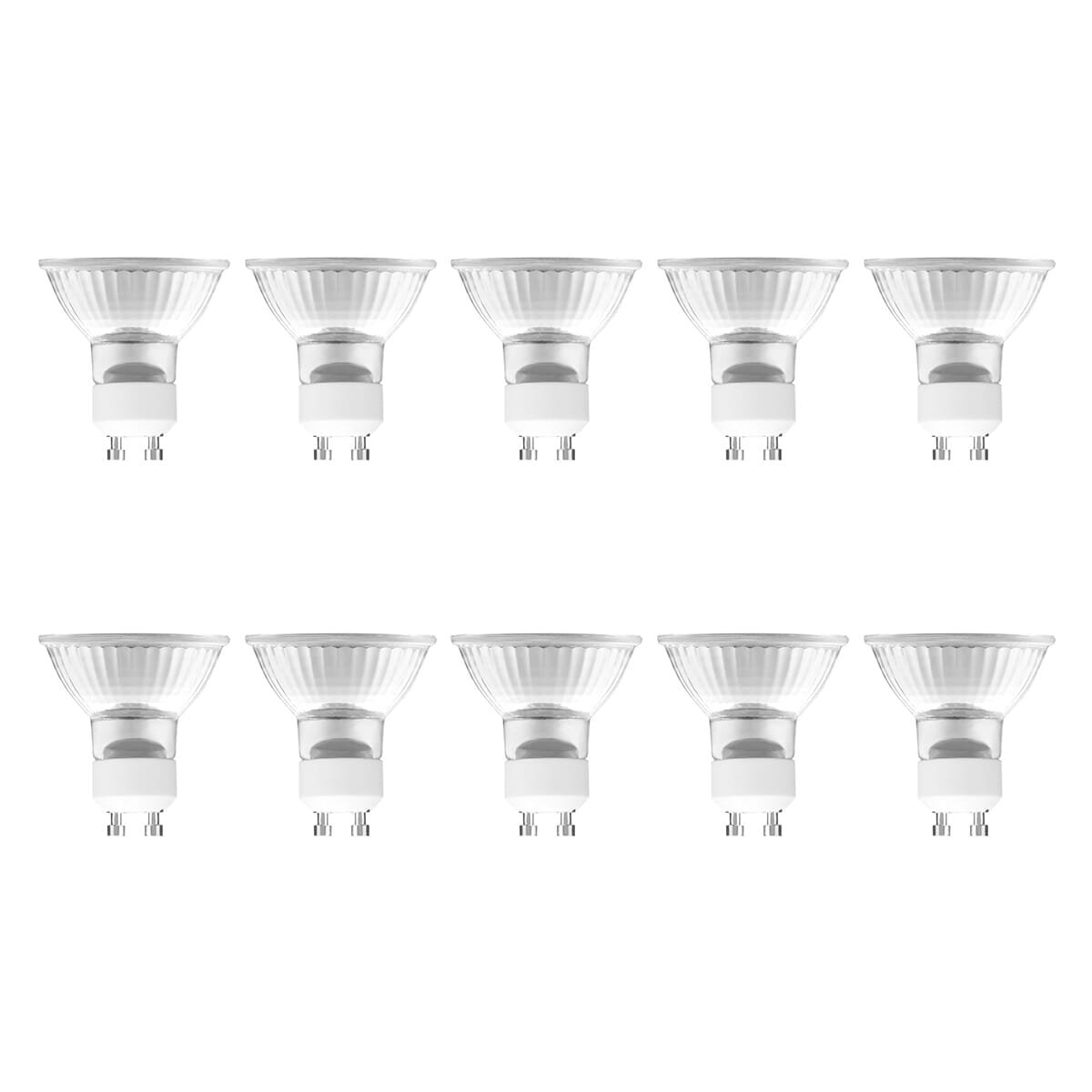 Modee GU10 Halogeen Lamp Dimbaar 42W ECO - 630lm - 2700K - Warm Wit - ECO Halogeen Spot - 10 stuk