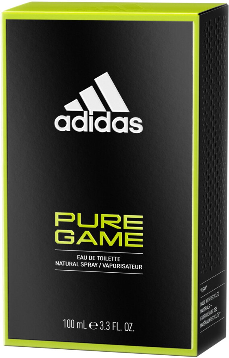 Goedkoopste 3x Adidas Pure Game Eau de Toilette 100 ml