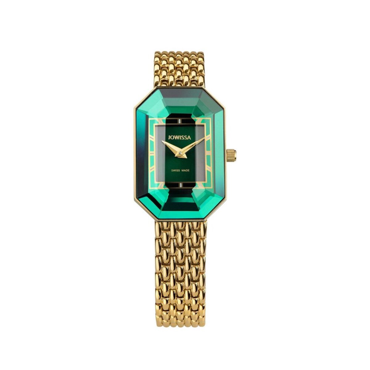 Jowissa - J8.058.S - Polshorloge - Dames - Kwarts - Facet Emerald
