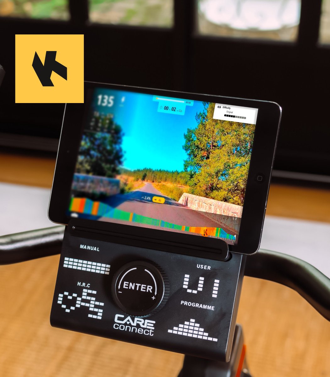 Semi-ligfiets CARE Cardio Master Deluxe hometrainer - afbeelding 3