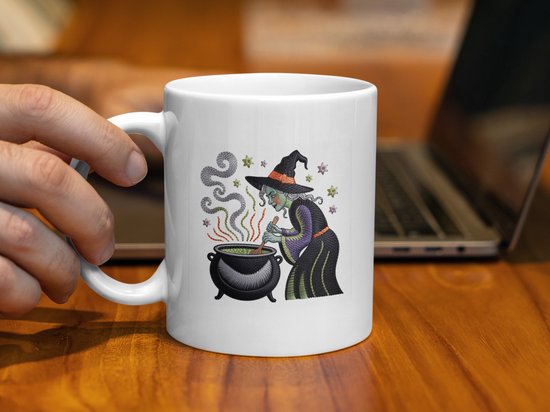 Mug envoûtant, Ketel de sorcière, mug d'Halloween, mug magique, idée cadeau, Decor d'automne, Decor d'Halloween, mug de sorcière, mug de sorcière
