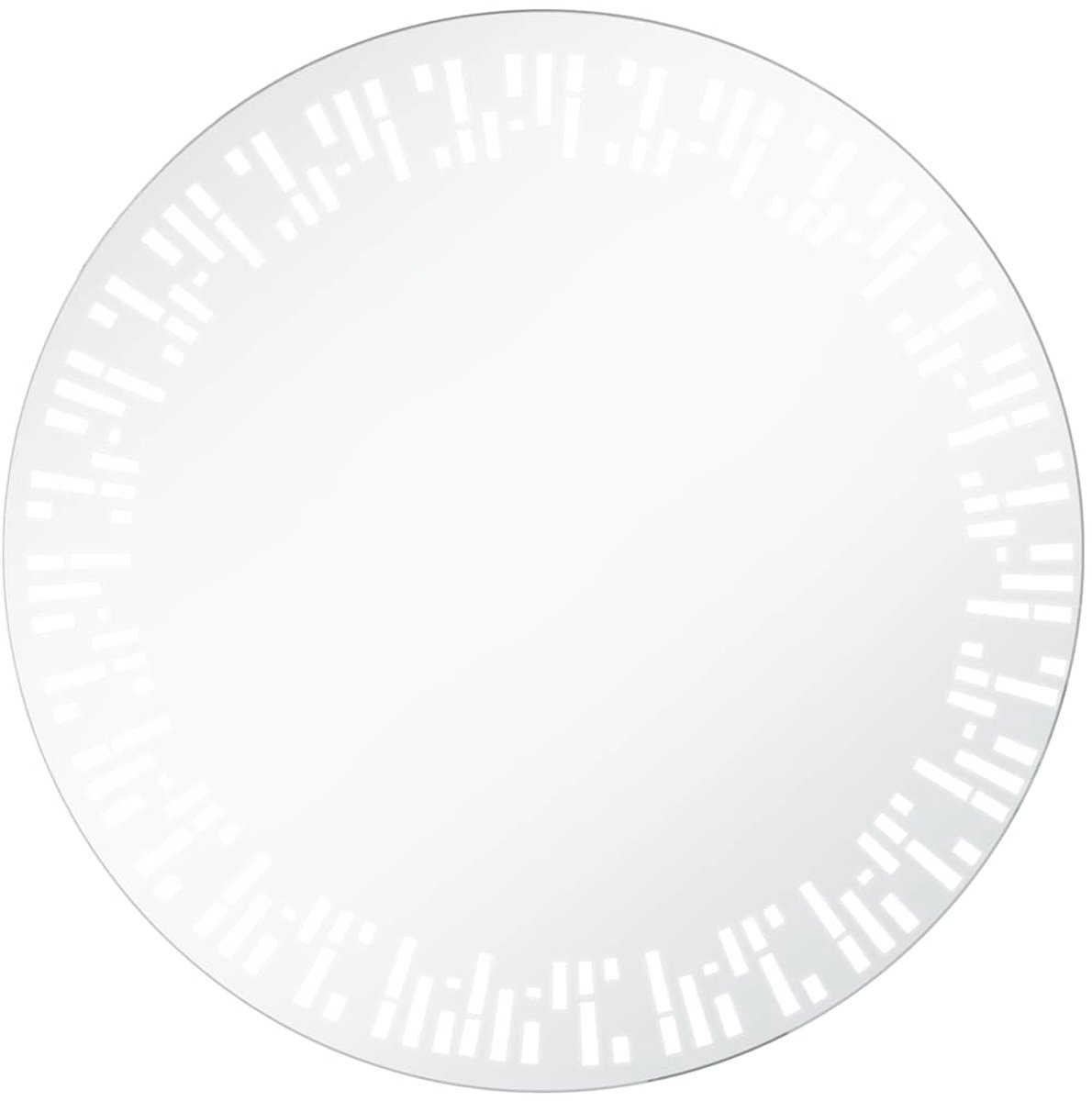 vidaXL Badkamerspiegel - LED - 60 - cm Zilver