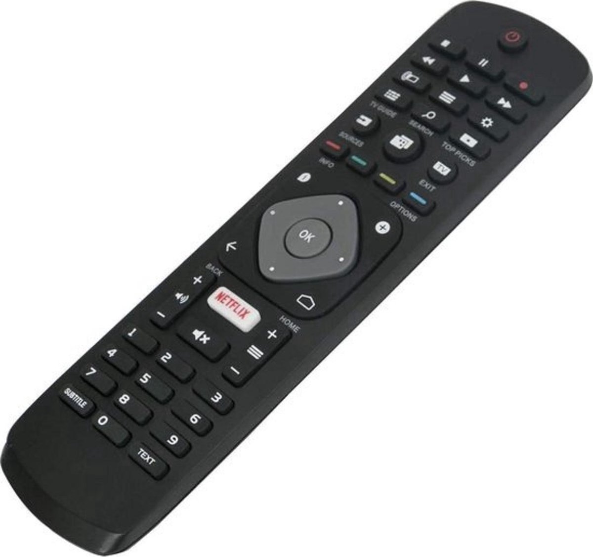 TV afstandsbediening – Remote Control – Geschikt voor Philips televisies – Universeel - Plug & Play – Zwart