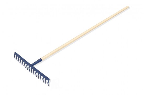 Professionele bladhark/-bezem - FLORA: met instelbare werkbreedte, VE = 5 stuks