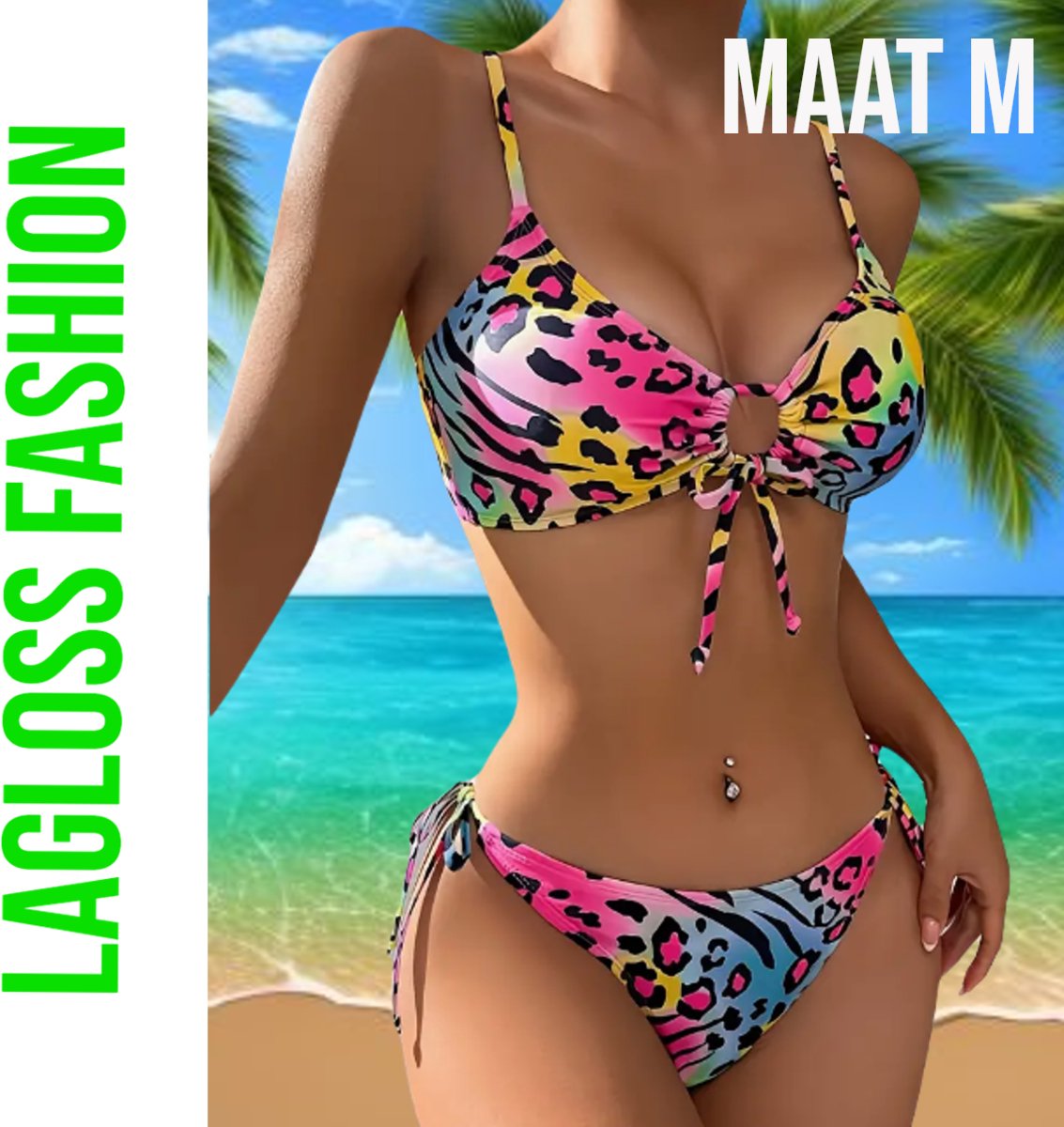 LaGloss® Neon Panter print