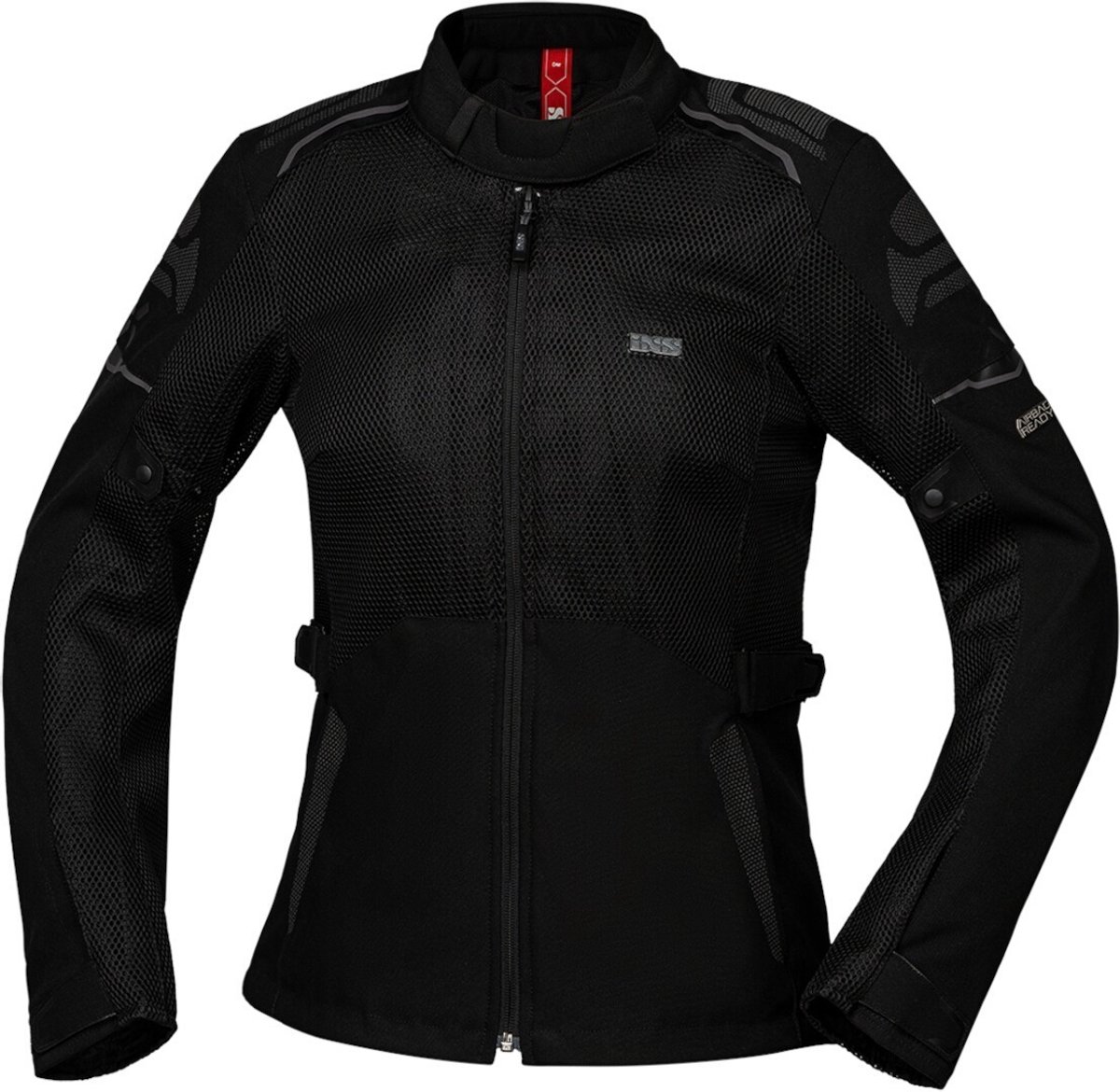 IXS Tourster-Big Air 1.0 Mesh Dames Zwart Textiele Motorjas - Jas