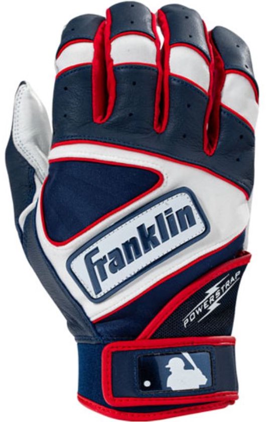 Gants De Baseball Franklin Powerstrap Adulte Blanc/beige – Taille S