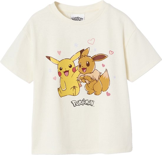 Vertbaudet T-Shirt Pokémon Pikachu et Evoli fille