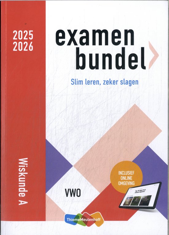 Examenbundel Wiskunde A vwo 2025/2026 - cover