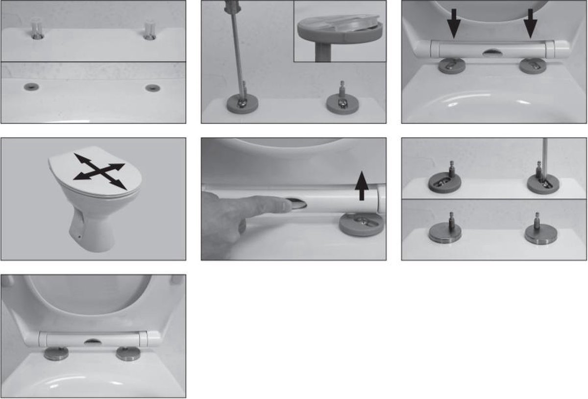 Cornat toiletbril Family Neo wit/toiletbril/toiletdeksel/Kindertoiletbril/ softclose/Duroplast/KSFAMN00