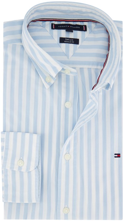 Tommy Hilfiger casual overhemd lichtblauw