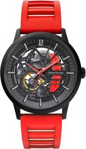 Pierre Lannier 341A459 - Horloge - Roestvrij staal - Rood - 43 mm