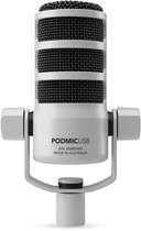 RØDE PodMic USB – Wit – Dynamische Podcastmicrofoon
