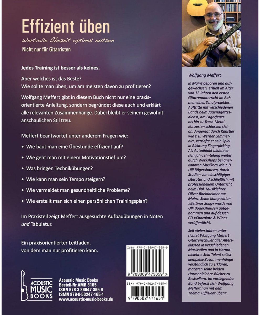 Acoustic Music Books Effizient üben - Educatief