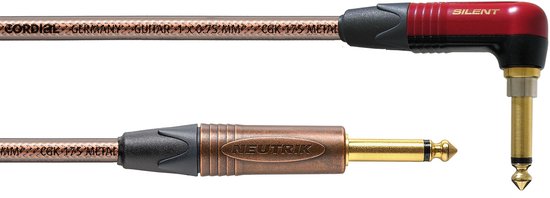 Câble Instrument Cordial CSI 3 RP-METAL-SILENT 3 m - Câble Instrument
