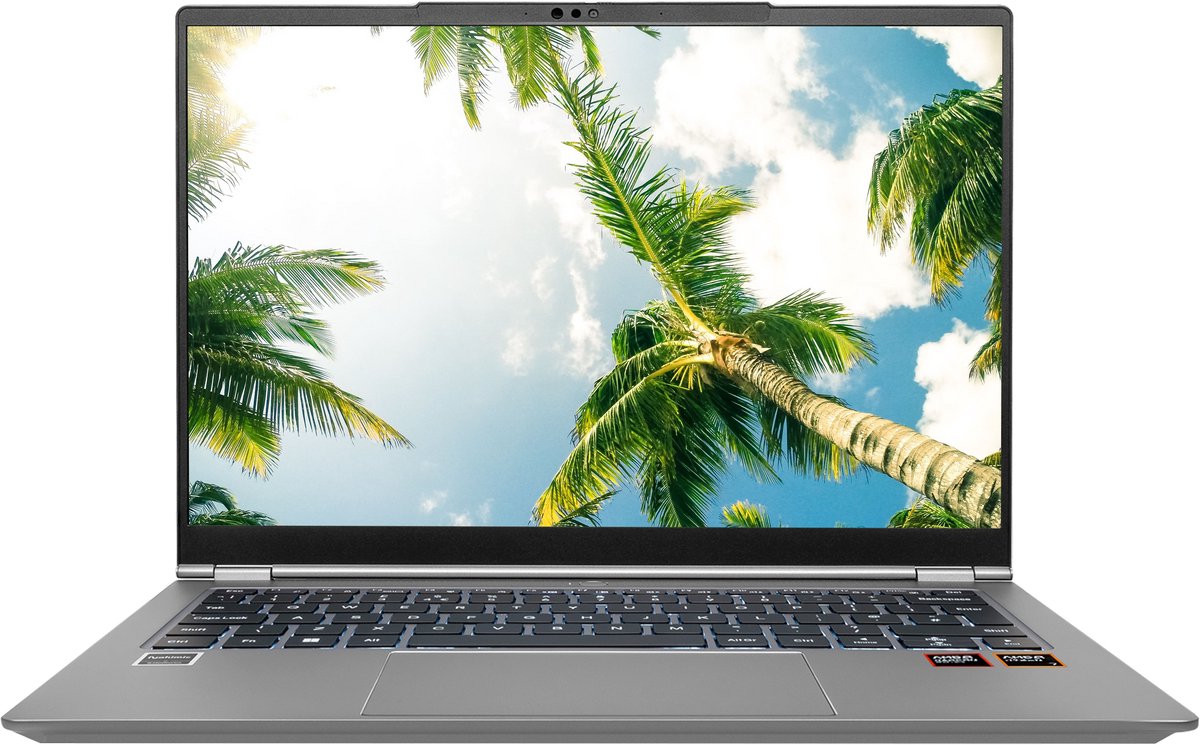 SKIKK Green 7 Pro - 14 inch - AMD Ryzen AI 9 HX370 laptop met Radeon 890M, 16GB RAM, 1TB SSD en 3K-display