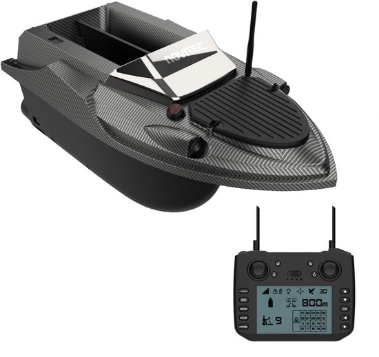 Novitec Submerge GPS Voerboot - Karpervissen - 800m bereik - 2 laadbakken - inclusief draagtas - 1 jaar garantie