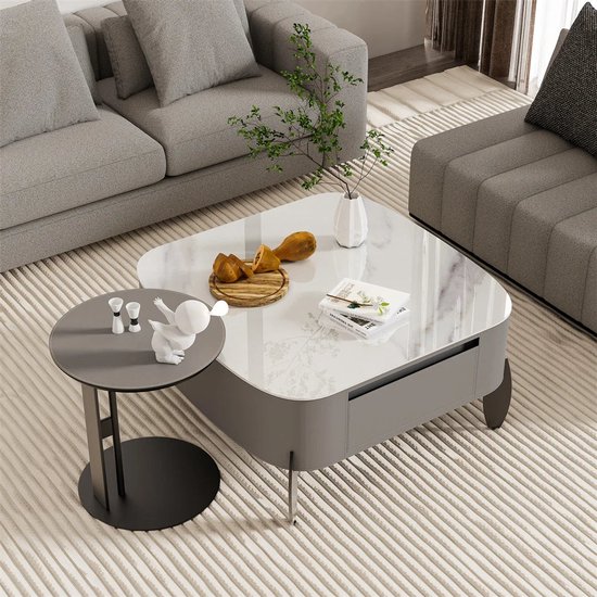 Lewis & Loft Salontafel Lene – Rotan – FSC® mangohout – Naturel | Leen Bakker