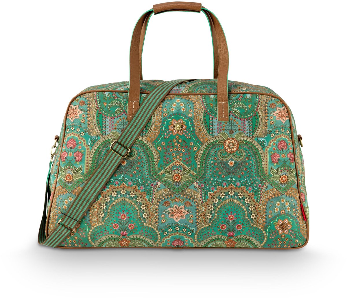 Pip Studio - Tovy Weekendtas Dames - Reistas - Jabali - Groen - 65x25.5x35cm