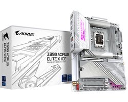 GIGABYTE Z890 A ELITE X ICE ATX-moederbord - Socket 1851 - Thunderbolt 4 - 2,5 GbE LAN - Wi-Fi 7/Bluetooth 5.4