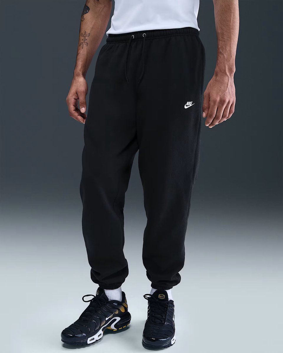 NIKE m nk club bb cuff pant Sport joggingbroek heren Zwart